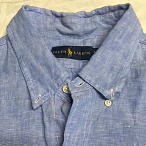 Ralph Lauren Long Sleeve Linen Button Up